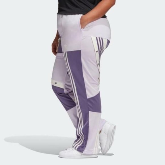 Adidas Originals Women's Daniëlle Cathari Purple Track Pants FS6000 PLUS SIZES - Picture 5 of 7